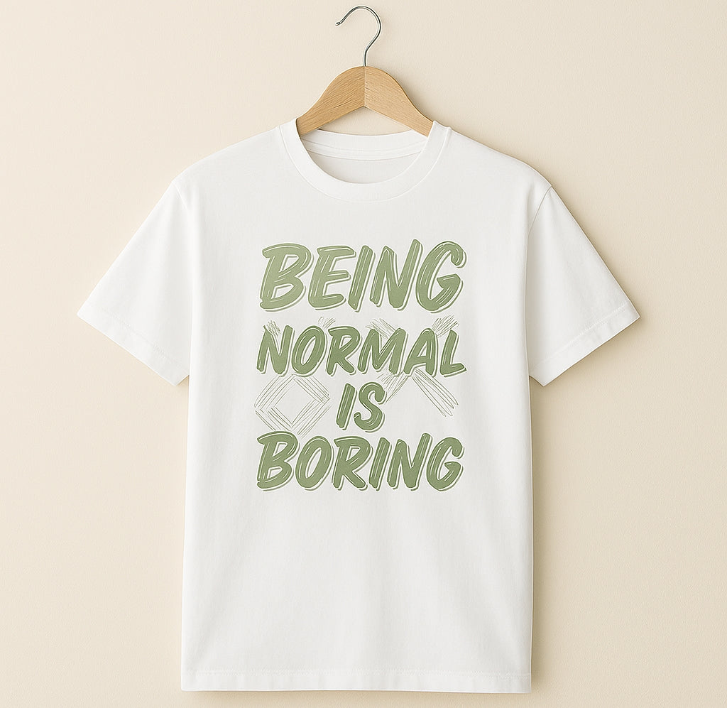 Printed round neck t shirt