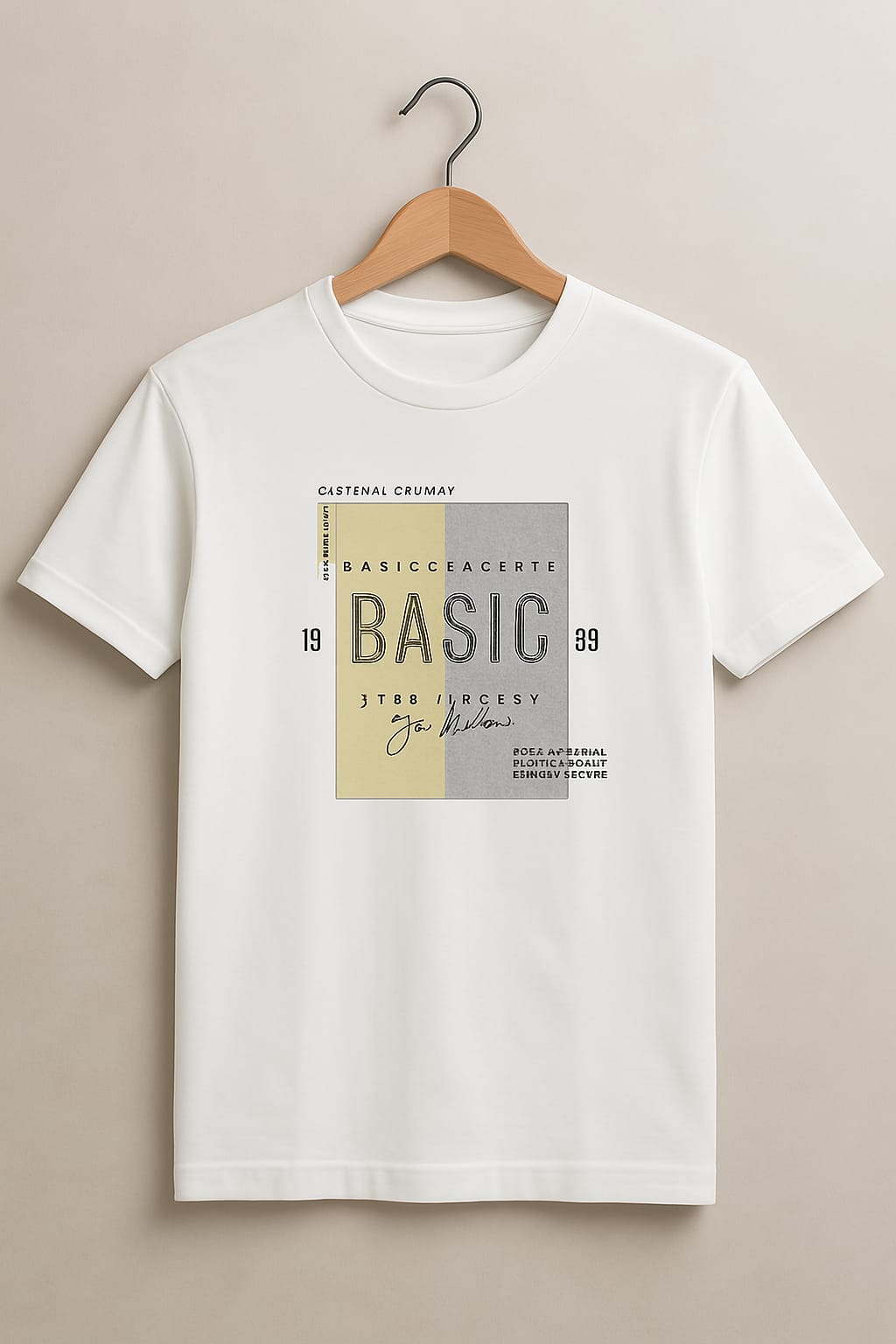 Men t shirt with Front Printing