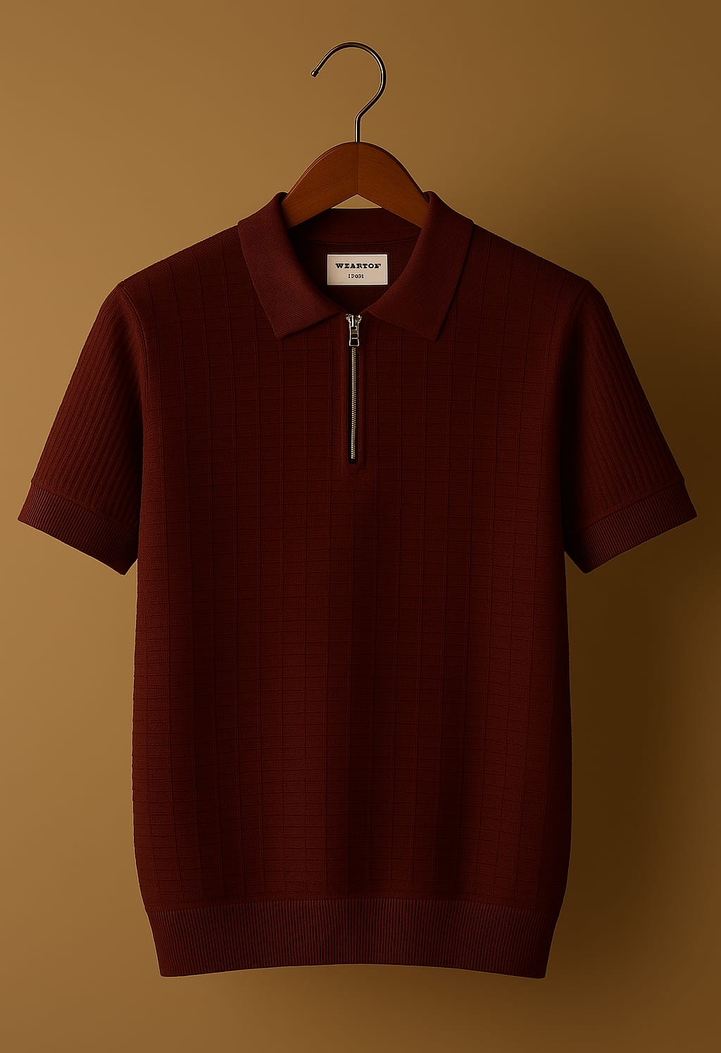 Men casual collar t shirt