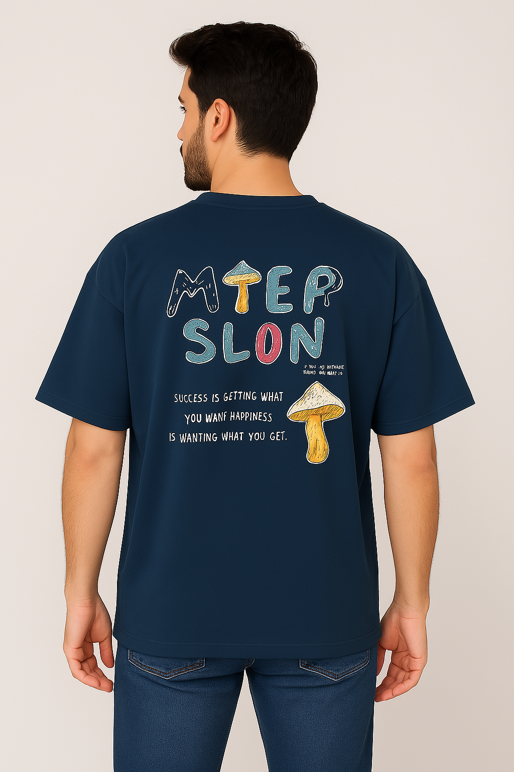 Men and Women Drop Shoulder t shirt