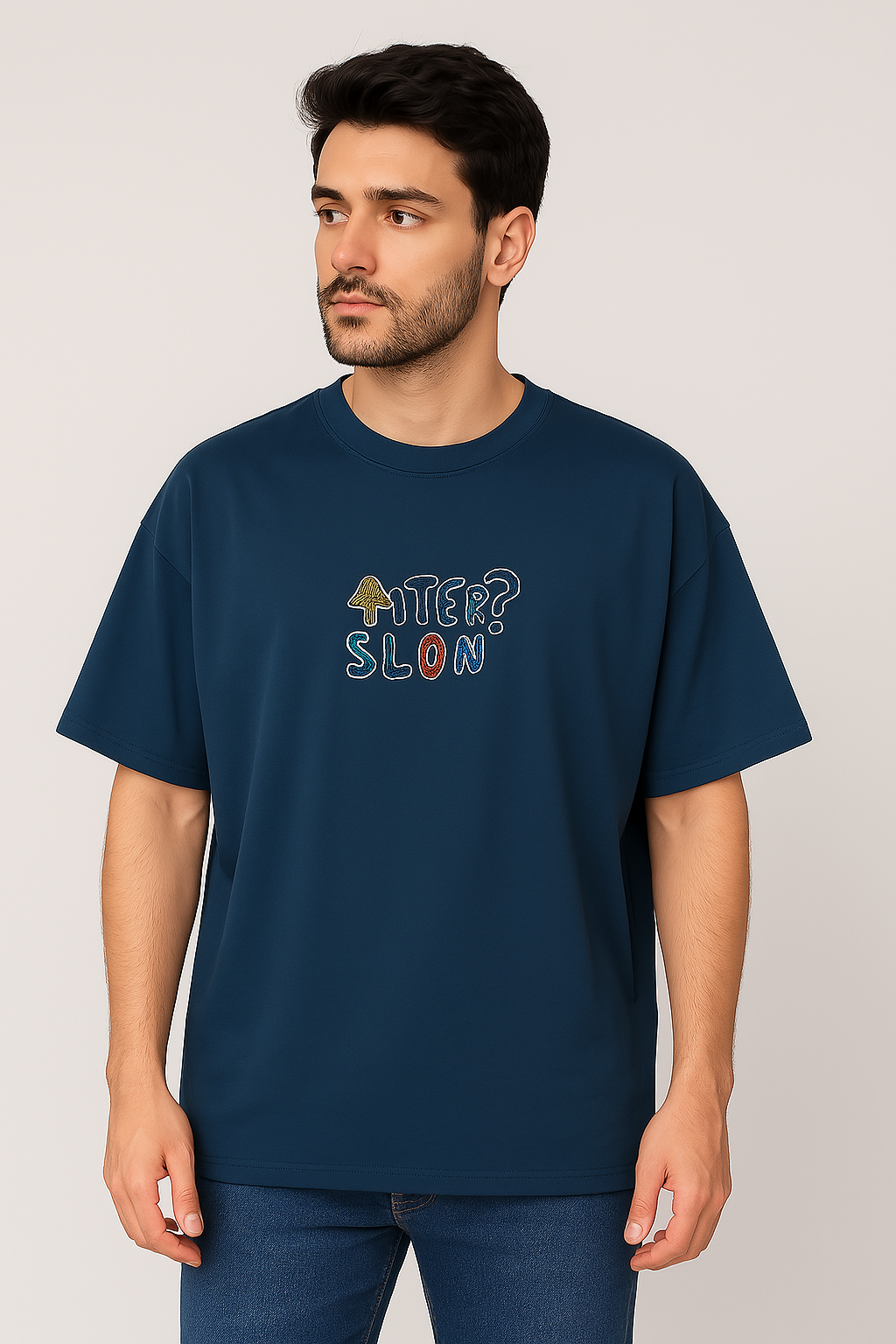 Men and Women Drop Shoulder t shirt